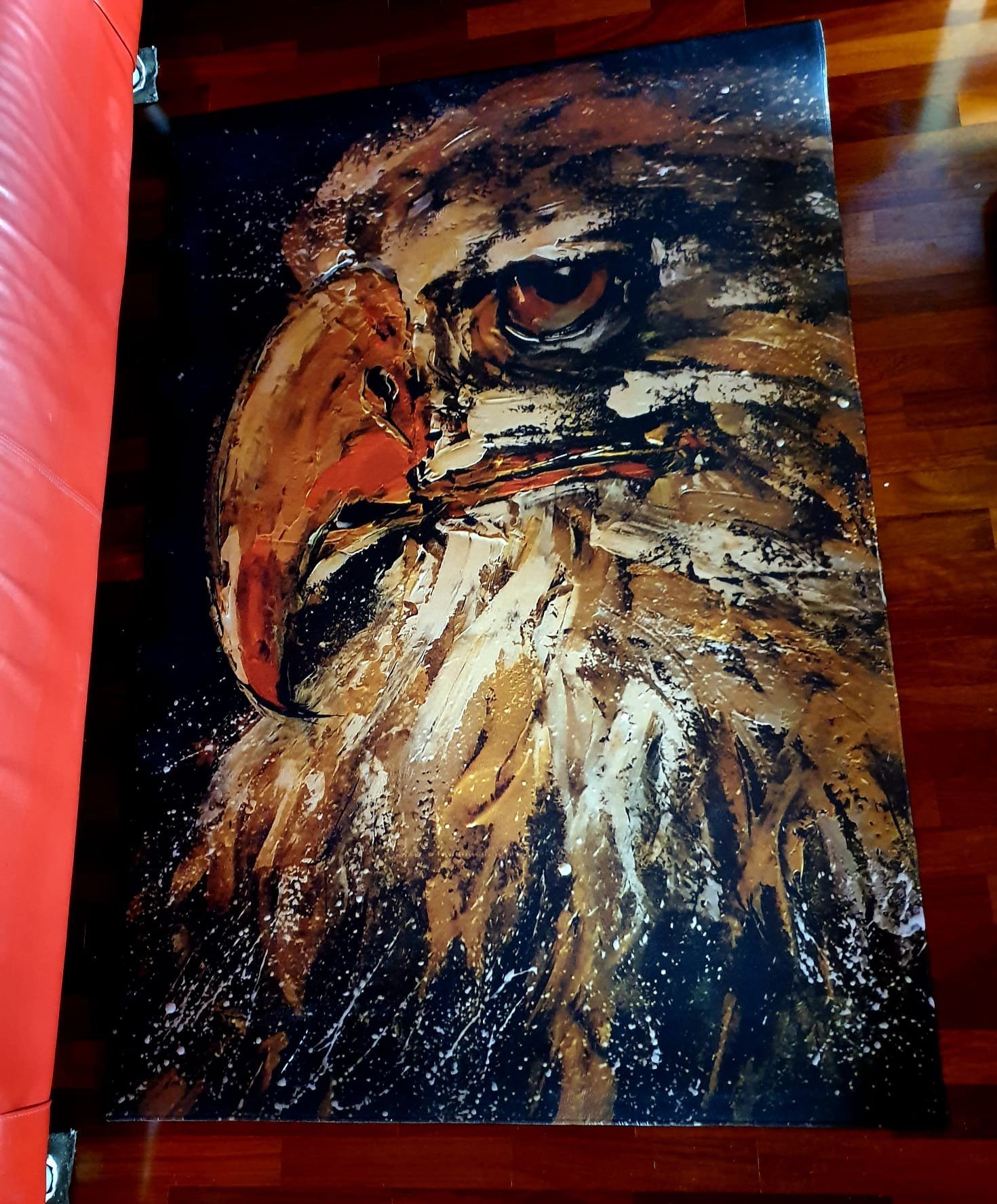 ArteDiAlina.com painting: golden eagle
